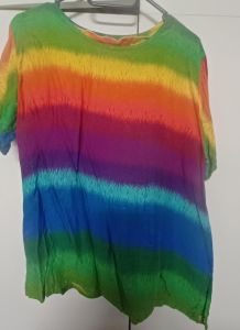 Adult Female Costumes to Hire - Tie Dye Shirt